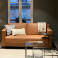 CANAPÉ & FAUTEUIL CONVERTIBLES CUIR PLEINE FLEUR - DUVIVIER