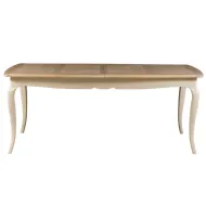 Table patinée style louis XV - Extensible -  Esprit shabby chic