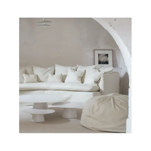 Table Basse Ronde Beside - Blanc