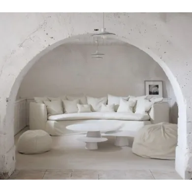 Table Basse Ronde Beside - Blanc