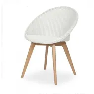 Chaise loom blanc - JOE  OAK - SHEPPARD - Coup de Soleil Mobilier