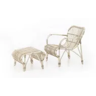 Fauteuil de jardin en resine blanc  LUCY by V. SHEPPARD