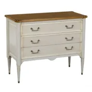 Commode grise - 3 tiroirs - Ermitage - GRANGE - Coup de Soleil