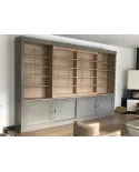 Bibliothèque - Meuble Tv Coulissant