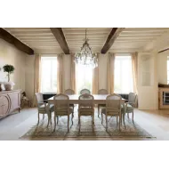 Table  De Repas Rectangulaire Medaillon