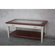 Table Basse Rialto  Rectangle  Avec Tiroir Vitré