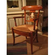 Fauteuil provençal paillé - Mogador - Coup de Soleil Mobilier