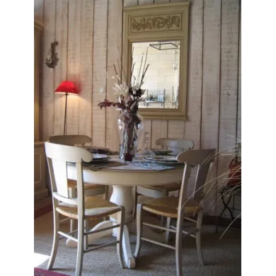 Table De Repas Saint Remy Ronde Avec Pied Central