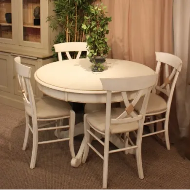 Table De Repas Saint Remy Ronde Avec Pied Central