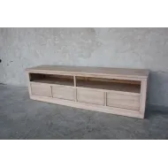 Meuble TV bois massif LISA - Coup de Soleil Mobilier