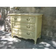 Commode patinée 3 tiroirs - Coup de Soleil Mobilier