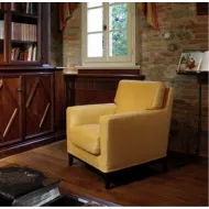 Fauteuil déhoussable en tissu - coup de soleil mobilier