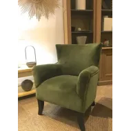 Fauteuil en velous  haut de gamme Coup de Soleil Mobilier