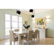Table en bois massif - contemporaine - sur mesure