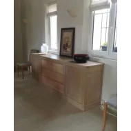 Bahut moderne en chêne - Réalisation sur mesure