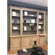 Bibliothèque patinée  sur mesure Rialto - Coup de Soleil Mobilier