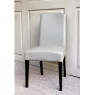 Chaise cuir contemporaine Milan - Coup de Soleil Mobilier