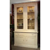 Bibliothèque blanche bois massif Manhattan Coup de Soleil Mobilier