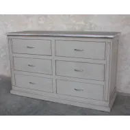commode grise  patinée Rialto - Coup de Soleil Mobilier