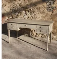 BUREAU PATINE A TIROIRS - MEUBLES DE CHARME PROVENCAL