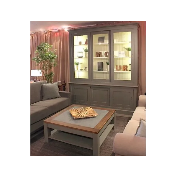 Bibliothèque Manhattan  -  3 Portes Coulissantes