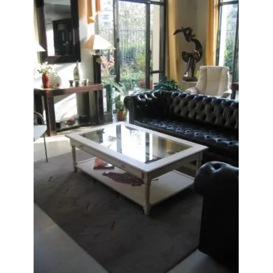 Table Basse Montmajour  Rectangle Avec Tiroir Vitré