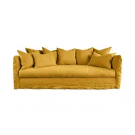 Canapé multi coussins en lin déhoussable - Figari - Home Spirit