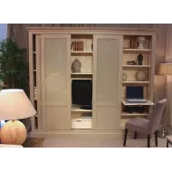 Bibliothèque - Meuble Tv - Manhattan 4 Portes -  Bureau