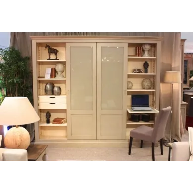 Bibliothèque - Meuble Tv - Manhattan 4 Portes -  Bureau
