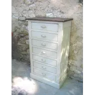 Semainier patiné de charme Montmajour - Coup de Soleil Mobilier