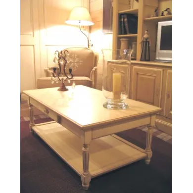 Table Basse Montmajour  Rectangle Avec Tiroir Vitré