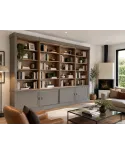 Bibliothèque - Meuble TV coulissant ATELIER - V.3 - COUP DE SOLEIL