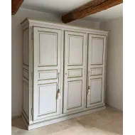 ARMOIRE PROVENÇALE 3 PORTES - CHÊNE PATINÉ - SUR MESURE