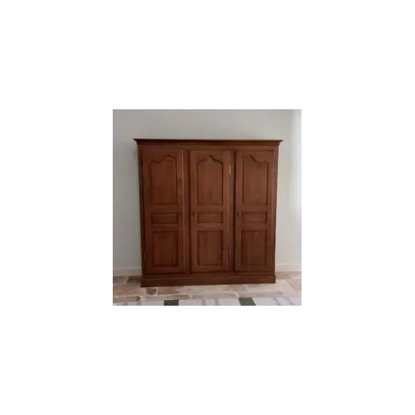 Armoire 3 portes - Chêne patiné - Meubles provençaux