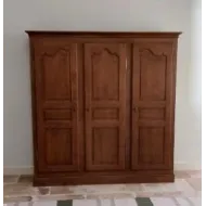 Armoire 3 portes - Chêne patiné - Meubles provençaux