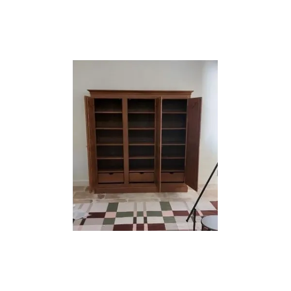 Armoire 3 portes - Chêne patiné - Meubles provençaux