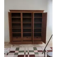 Armoire 3 portes - Chêne patiné - Meubles provençaux