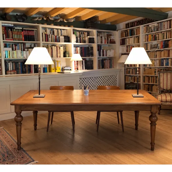 MAGNIFIQUE BUREAU EN CHÊNE MASSIF - SUR MESURE