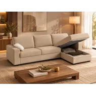 Canapé lit coffre luxe   Atlanta - Coup de Soleil Mobilier