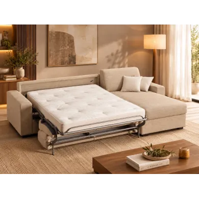Canapé lit coffre luxe   Atlanta - Coup de Soleil Mobilier