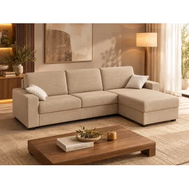 Canapé lit coffre luxe   Atlanta - Coup de Soleil Mobilier