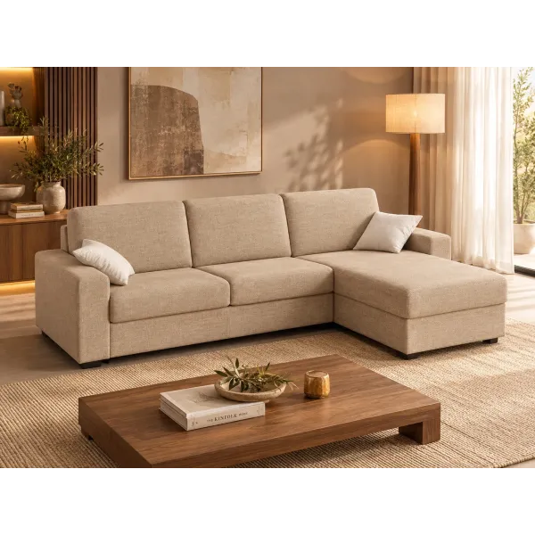 Canapé lit coffre luxe   Atlanta - Coup de Soleil Mobilier