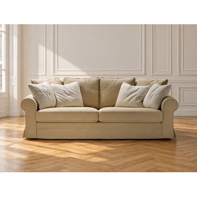 Canapé multi coussins luxe - Cap Ferret - Coup de Soleil Mobilier