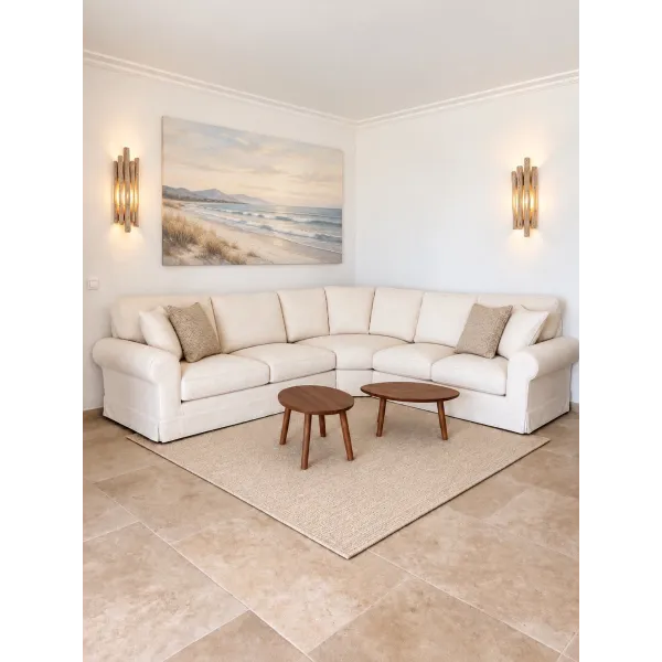 Canapé d'angle luxe - PORTOFINO - Coup de Soleil Mobilier