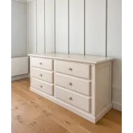 COMMODE PROVENÇALE A TIROIRS EN CHÊNE PATINÉ