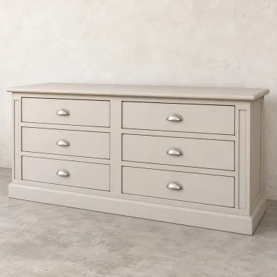 commode grise  patinée Rialto - Coup de Soleil Mobilier