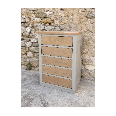 Chiffonnier contemporain 5 tiroirs  LISA - Coup de soleil Mobilier
