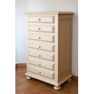 Semainier provençal patiné Cigale - Coup de Soleil Mobilier