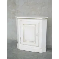 Meuble d'angle  provençal patiné RIALTO - Coup de Soleil Mobilier