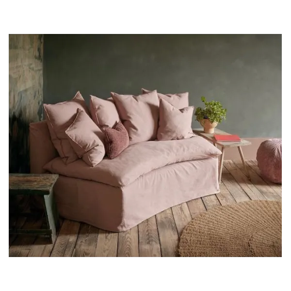 Chauffeuse D'Angle Et Banquette Boho Curve